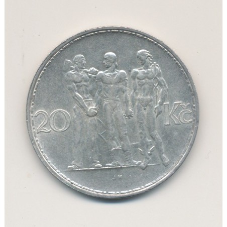 République Tchèque - 20 Korn - 1933