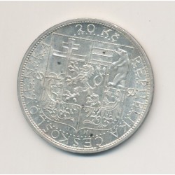République Tchèque - 20 Korn - 1937 2