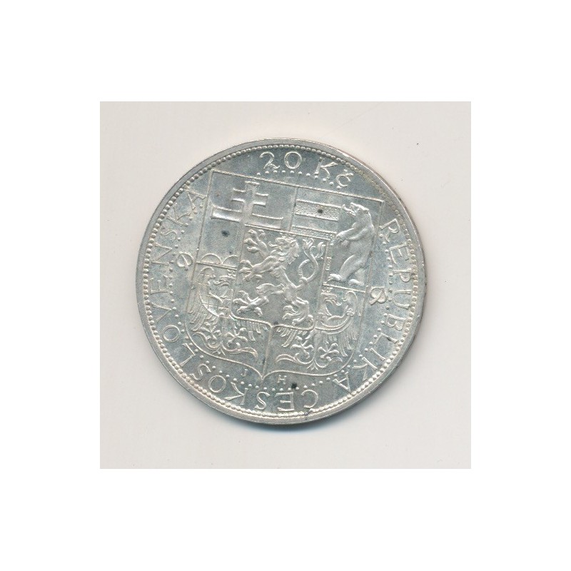 République Tchèque - 20 Korn - 1937