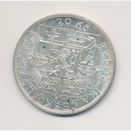 République Tchèque - 20 Korn - 1937