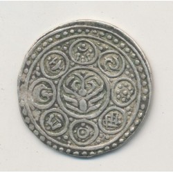 Tibet - Kong-par - Tangka - fleur de lotus