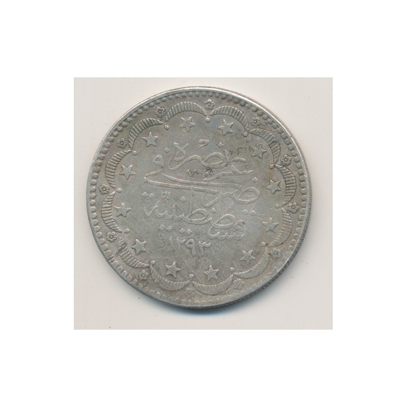 Turquie - 20 Kurush - 1293/1878