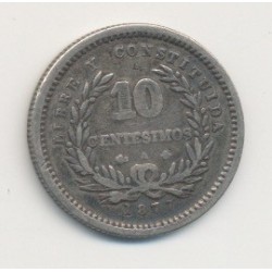 Uruguay - 10 centesimos - 1877 A 2