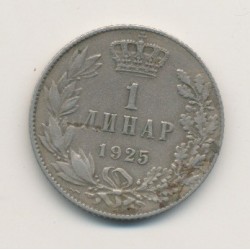Yougoslavie - 1 Dinar - 1925 2
