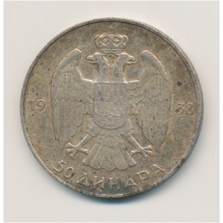Yougoslavie - 50 Dinara - 1938