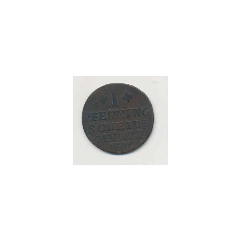 Allemagne - Prusse - 1 Pfennig - 1798