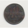 Allemagne - Prusse - 1 Pfennig - 1867 B