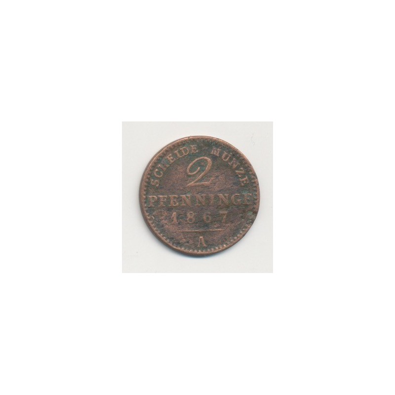 Allemagne - Prusse - 2 Pfennig - 1867 A