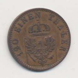Allemagne - Prusse - 3 Pfennig - 1867 B 2