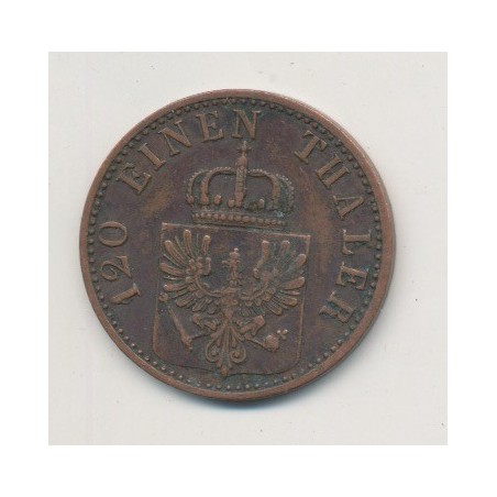 Allemagne - Prusse - 3 Pfennig - 1867 A