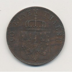 Allemagne - Prusse - 4 Pfennig - 1855 A 2