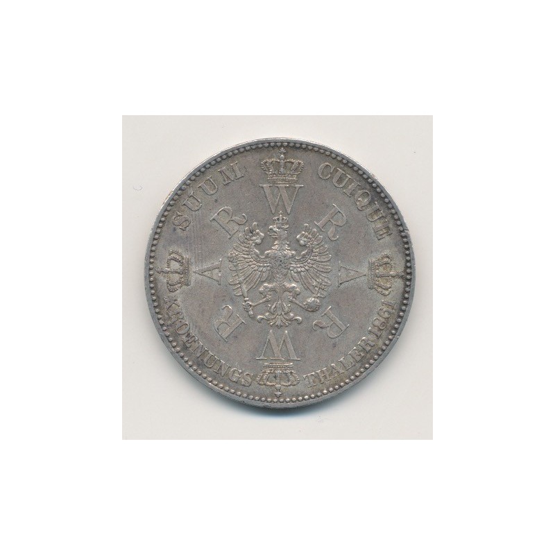 Allemagne - Prusse - Thaler - 1861 A