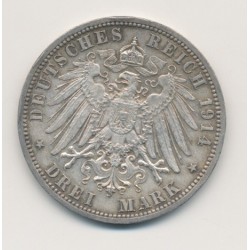 Allemagne - Prusse - 3 Marks - 1914 A 2