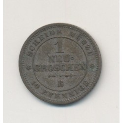 Allemagne - Saxe - 1 neu-droschen - 1863