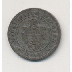 Allemagne - Saxe - 1 neu-droschen - 1863 2