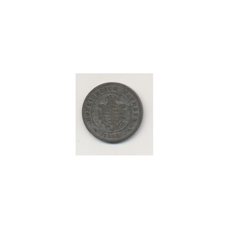 Allemagne - Saxe - 1 neu-droschen - 1863