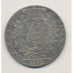 Allemagne - Saxe - Thaler - 1772 EDC 2
