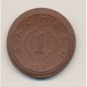 Allemagne - Saxe - 1 Sachsen - 1921 - porcelaine