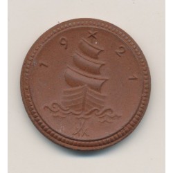 Allemagne - Saxe - 1 Sachsen - 1921 - porcelaine 2