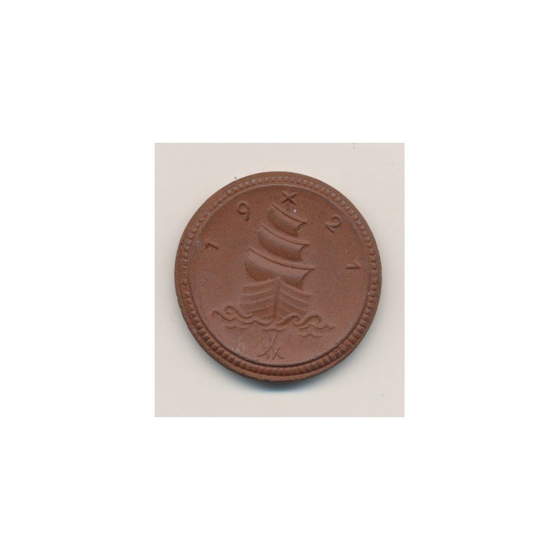 Allemagne - Saxe - 1 Sachsen - 1921 - porcelaine