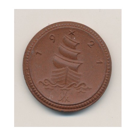 Allemagne - Saxe - 1 Sachsen - 1921 - porcelaine