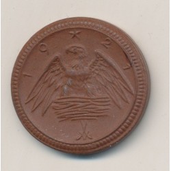 Allemagne - Saxe - 2 Sachsen - 1921 - porcelaine 2