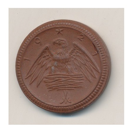 Allemagne - Saxe - 2 Sachsen - 1921 - porcelaine