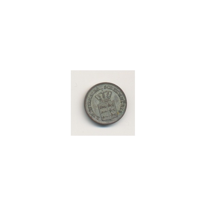 Allemagne - Wurtemberg - 1 Kreuzer - 1858