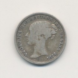 Angleterre - Victoria - 3 Pence - 1874