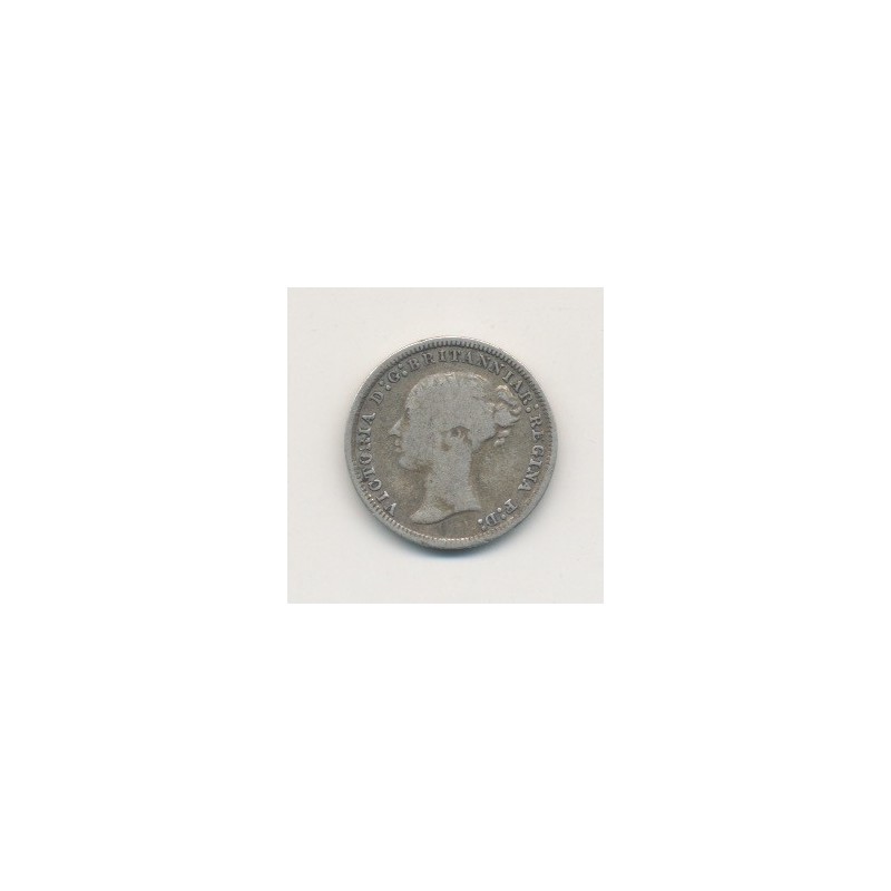 Angleterre - Victoria - 3 Pence - 1874
