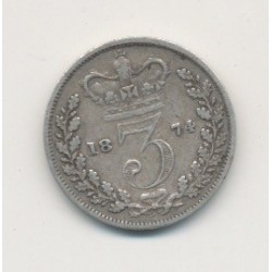 Angleterre - Victoria - 3 Pence - 1874 2